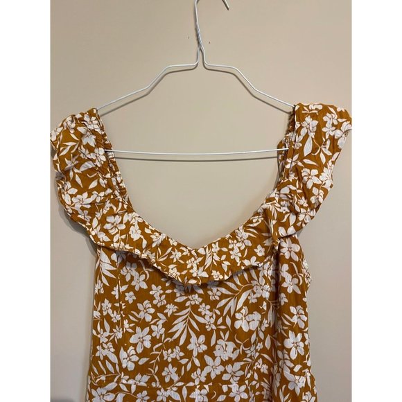 Old Navy Dress camel yellow Women's medium - Picture 2 of 10